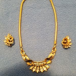 Trifari Neclace and earrings